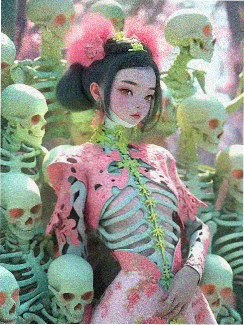黑白小说动漫墨线少年封面
